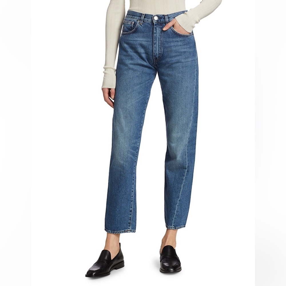 Toteme Dark Wash Original Straight Leg Jeans